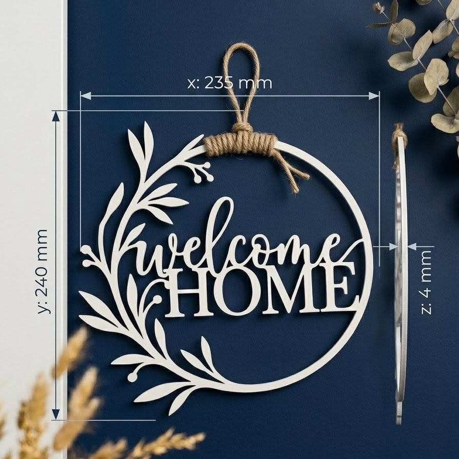 Rustik & Modern "Welcome Home" Ev Dekorasyonu